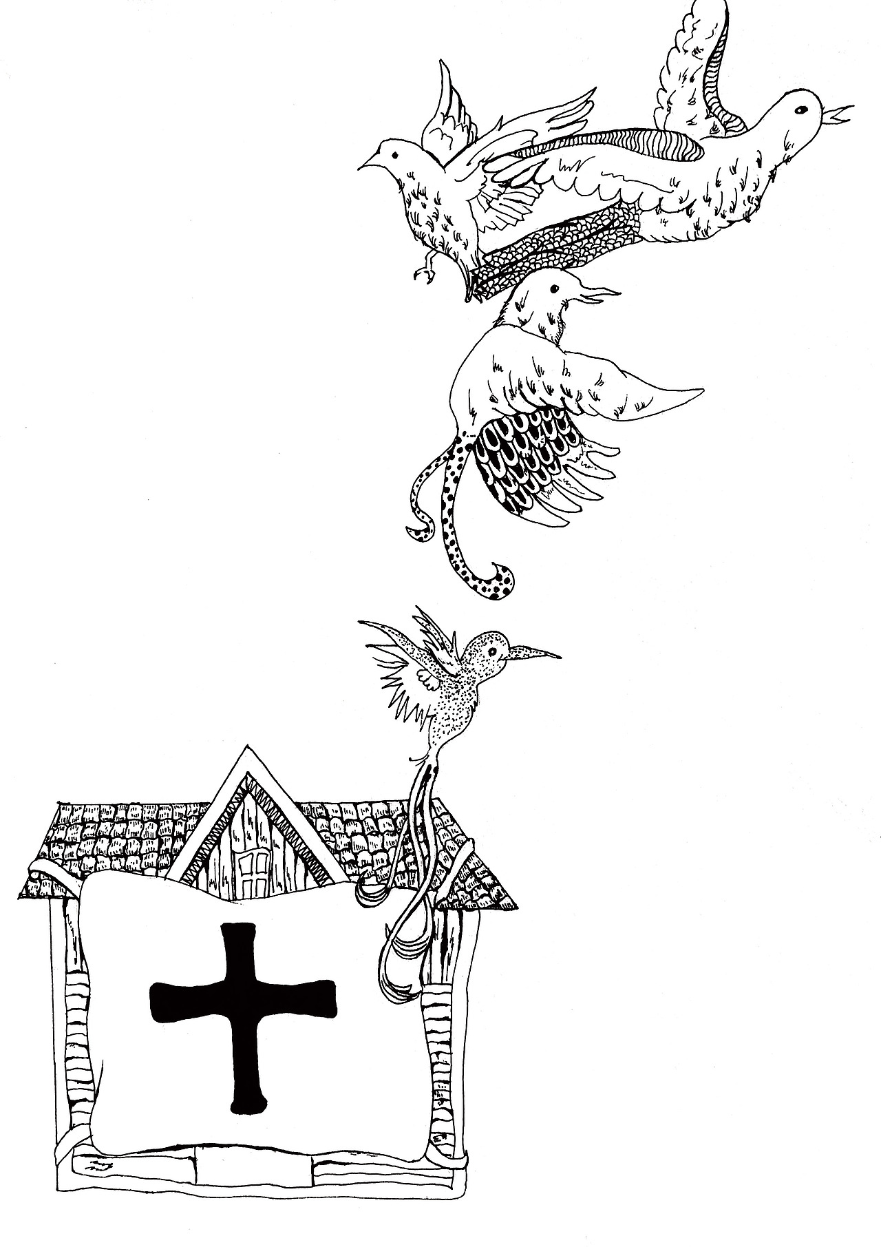 原创手绘 看文画图