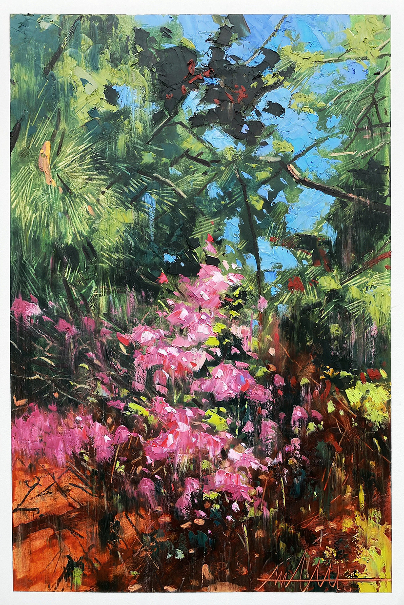 近期一些油画棒作品