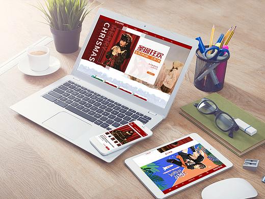 《森女部落》网页端设计