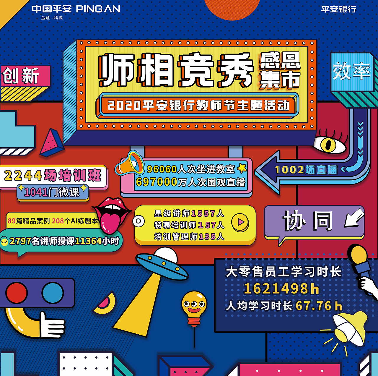 WE TALK感恩集市｜2020平安银行教师节主题活动（图ZMjg3NTkwNjky） - 其他平面 - 站酷设计师Kwong邝原创素材 - 站酷ZCOOL