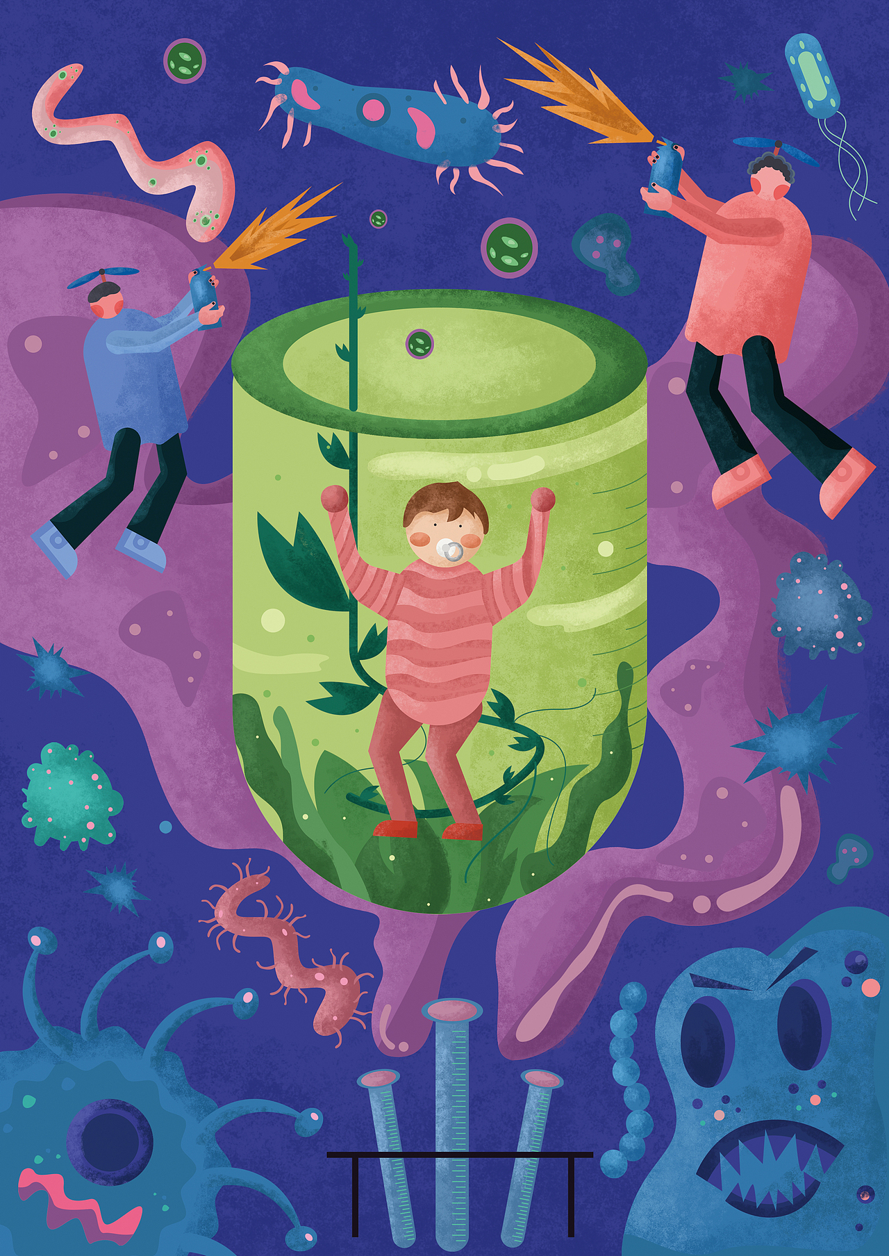 GIANT BABY JAIL(图ZMjA5NzAyMzY0) - 儿童插画 - 站酷设计师YIM野姆原创素材 - 站酷ZCOOL
