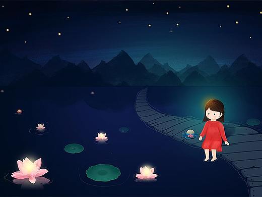 放河灯
