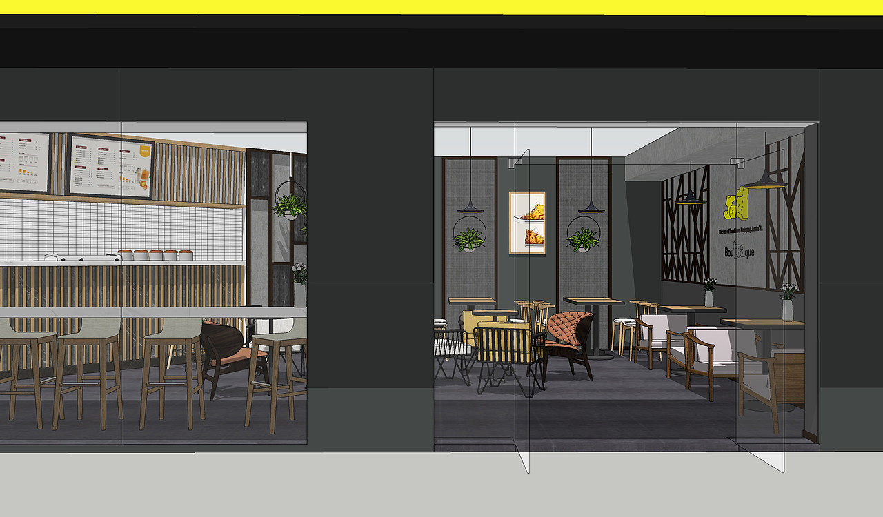 50岚店铺设计（图ZMTY2NTM2MzMy） - 家装设计 - 站酷设计师fifteening原创素材 - 站酷ZCOOL