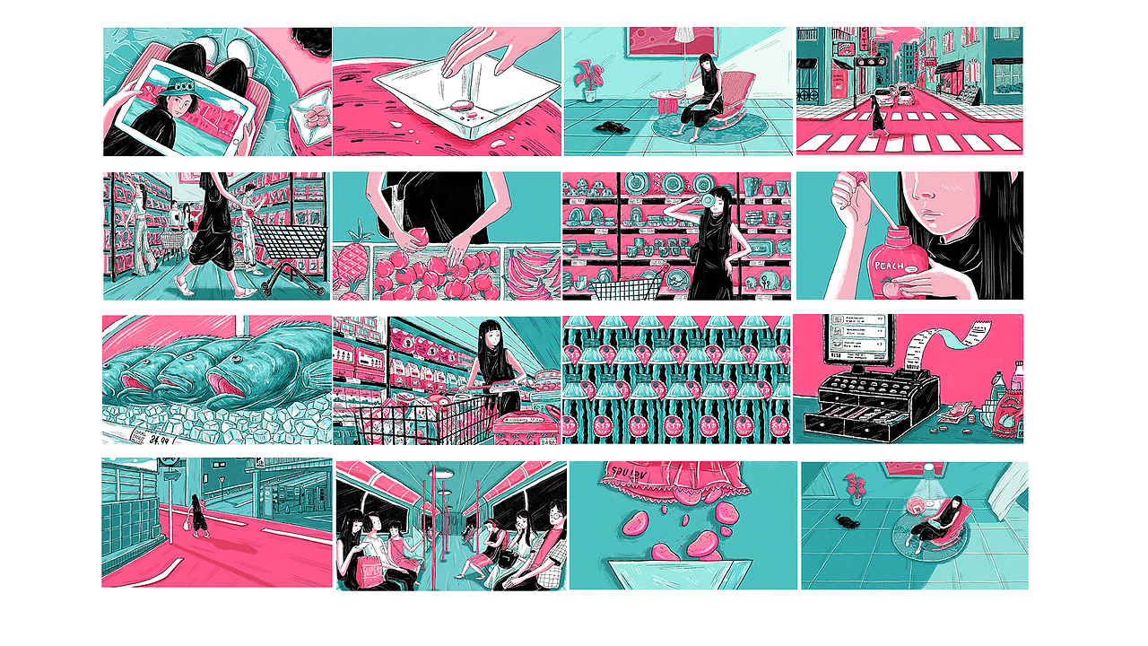 LIVING ALONG 我独自生活（图ZMjAwNzc5MDEy） - 绘本 - 站酷设计师卓美在线原创素材 - 站酷ZCOOL