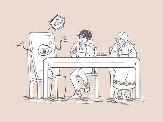 回家后，老妈成了外人。