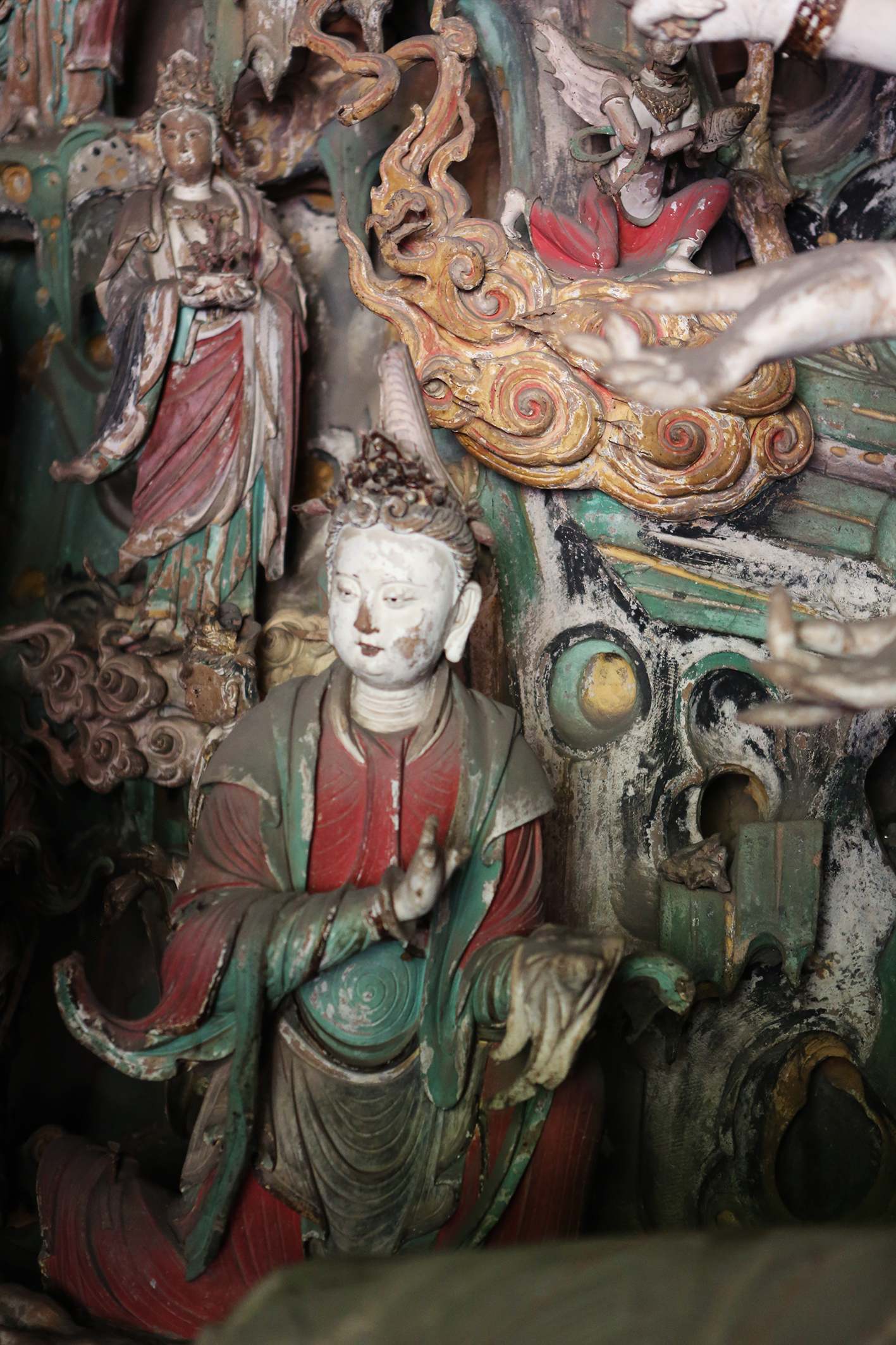 双林寺悬塑图片