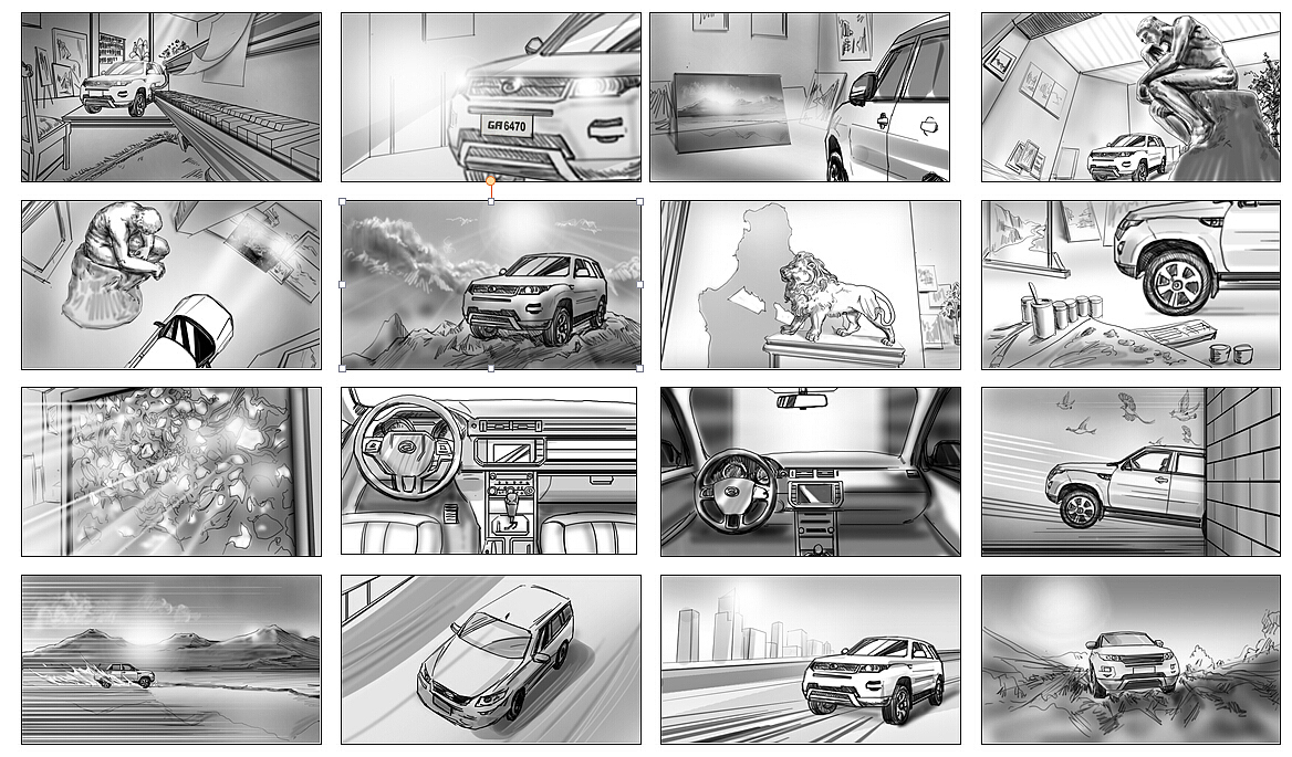 分镜（图ZMzE3Njk1NTI=） - 商业插画 - 站酷设计师北京肯应广告原创素材 - 站酷ZCOOL