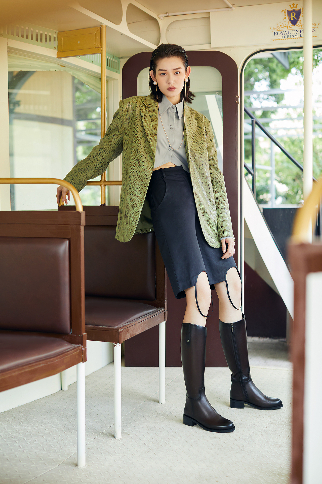 "Let's be a cool girl" 人物鞋类拍摄