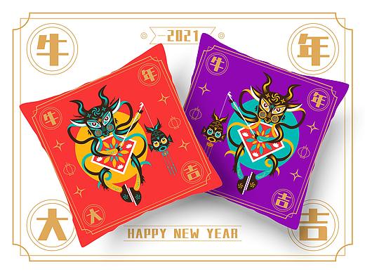福牛贺岁 牛年大吉