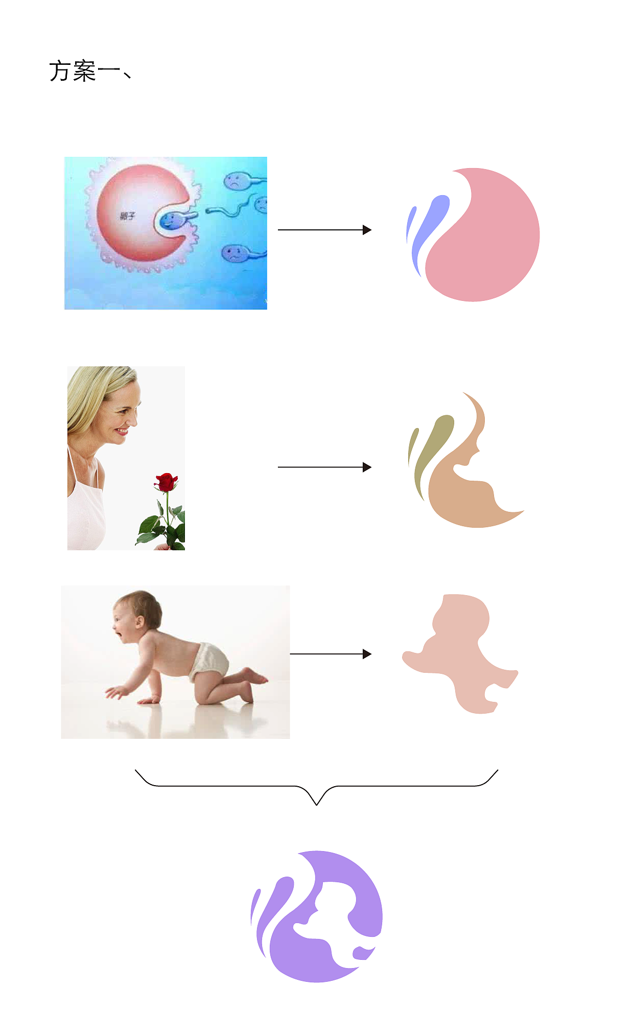 孕婴app logo设计（图ZOTE5Nzc4MDQ=） - Logo - 站酷设计师文艺青年Ricky原创素材 - 站酷ZCOOL