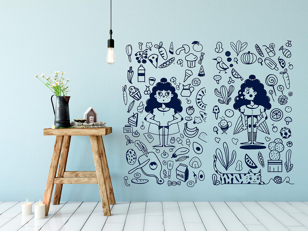 IP形象设计（图ZMjIxOTg1NjEy） - 新锐潮流插画 - 站酷设计师泰勒芝原创素材 - 站酷ZCOOL