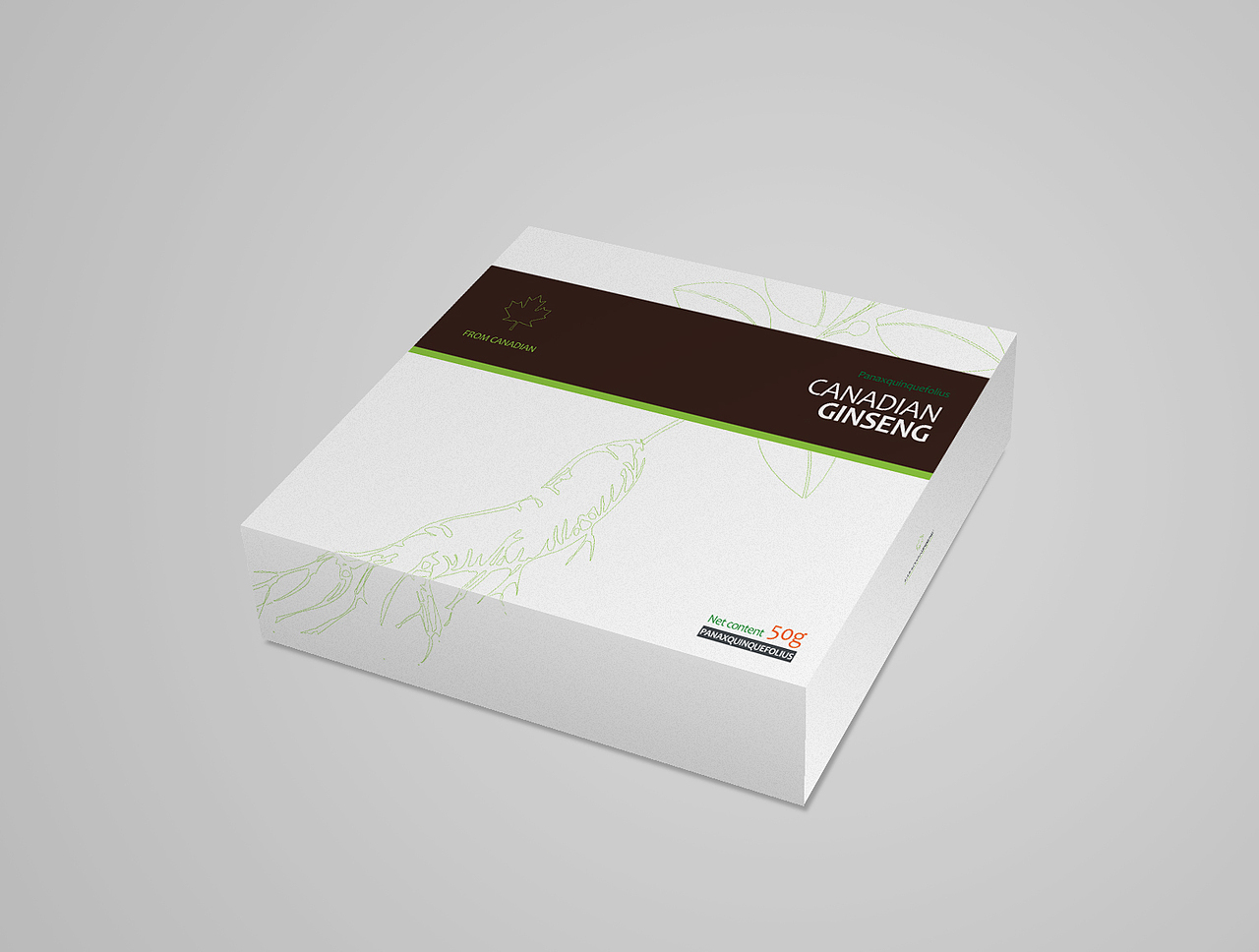 加拿大西洋参包装设计