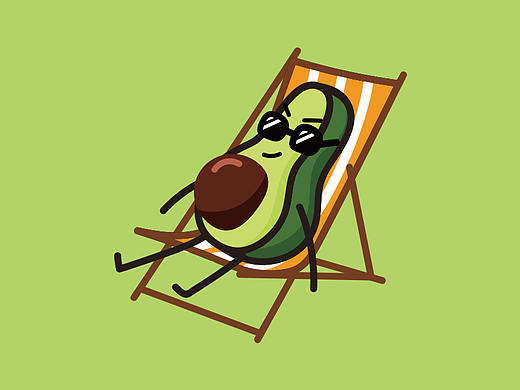 Avocado emoticon（个人主页-ZMzY0MTYzNjA=） - 网络表情 - 站酷设计师___Y___原创素材 - 站酷ZCOOL