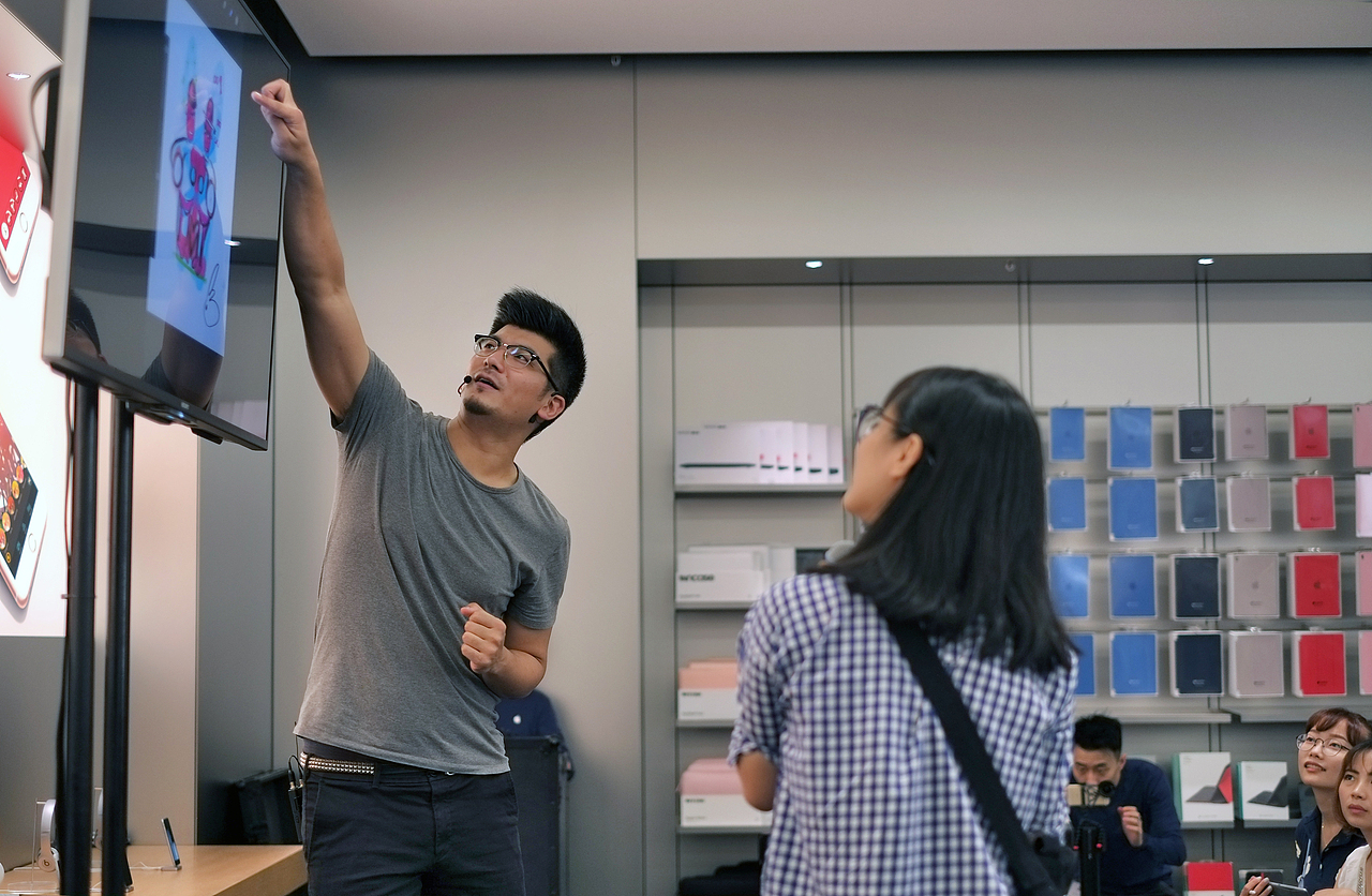 Apple Store 插画分享课（图ZMjc4ODU5MTg0） - 商业插画 - 站酷设计师PandaMei原创素材 - 站酷ZCOOL