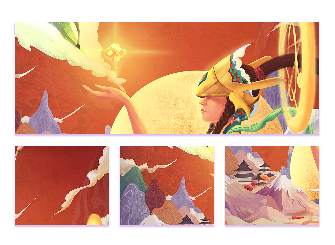 敦域传说系列-海报设计（图ZMTI4MzY0MzAw） - 其他 - 站酷设计师木辛一原创素材 - 站酷ZCOOL