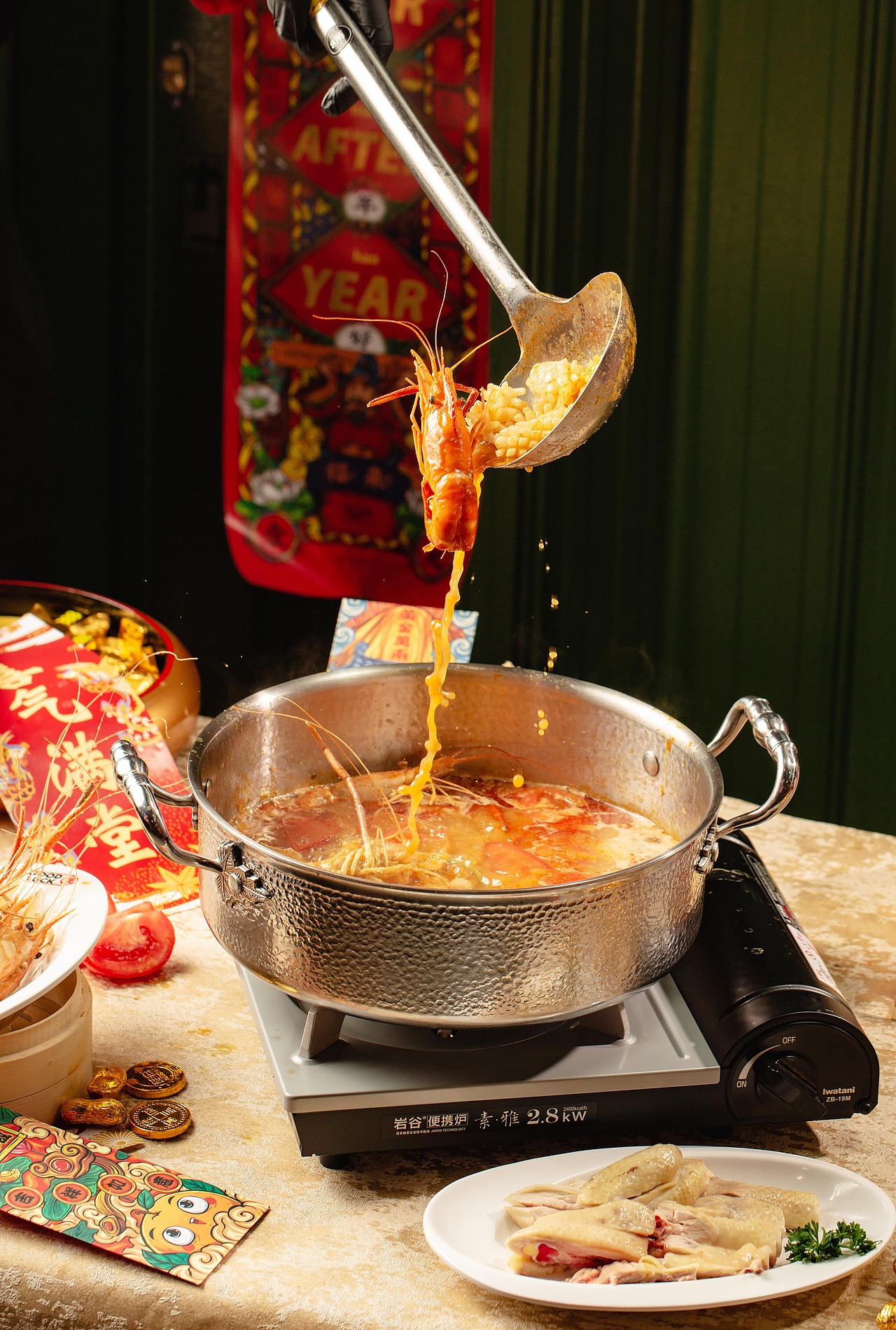好运花胶鸡广式打边炉火锅（图ZMjA1NjQ2OTMy） - 产品摄影 - 站酷设计师3个苹果原创素材 - 站酷ZCOOL