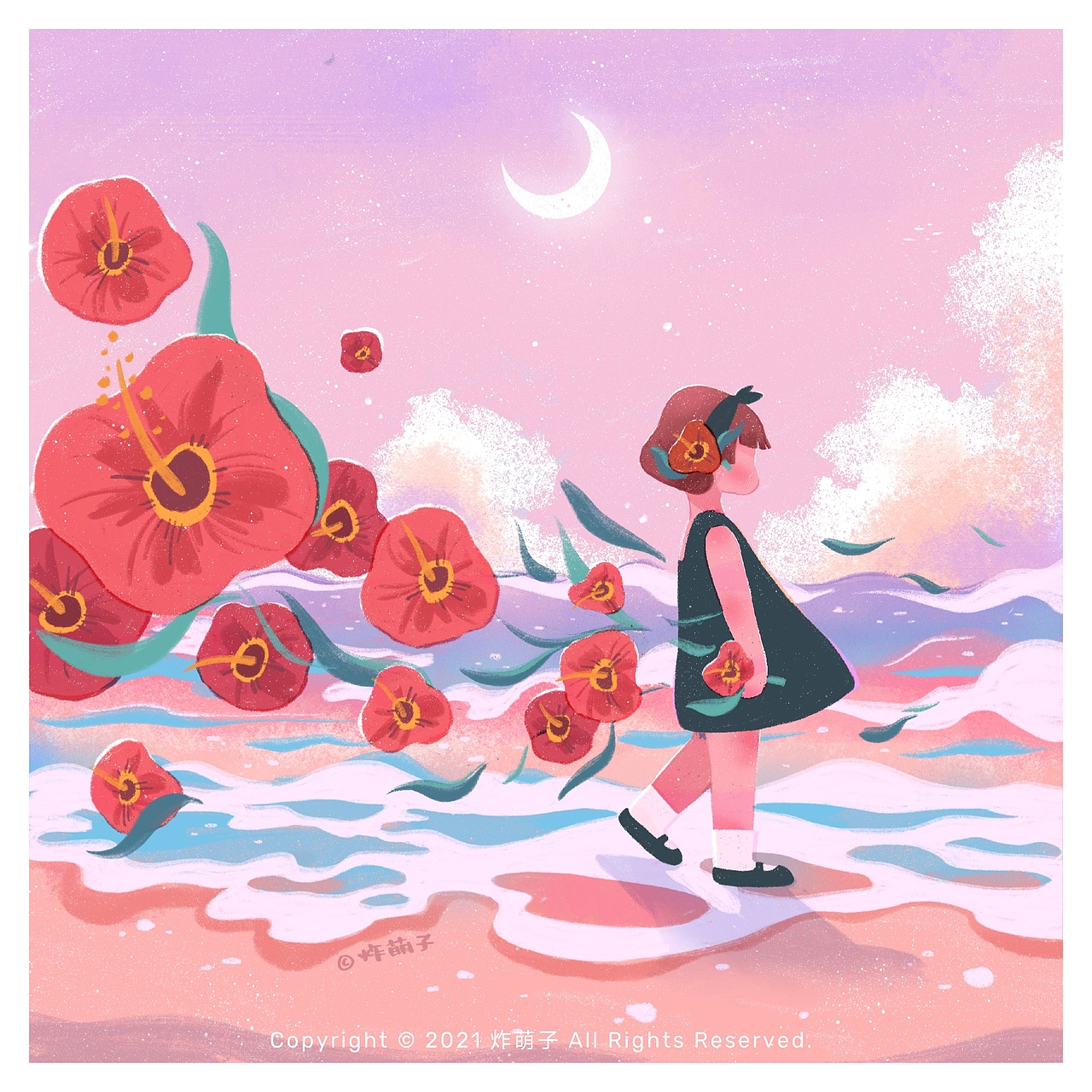 初夏切片|商业插画