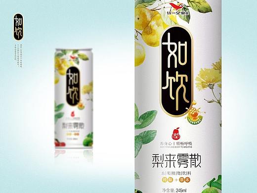 统一如饮“梨来雾散”植物饮品包装设计