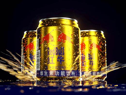红牛功能饮料效果图渲染