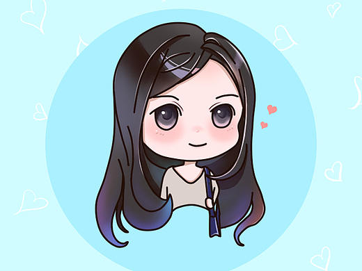 Q版手繪頭像（個(gè)人主頁-ZMzY2MDU3MDQ=） - 創(chuàng)作習(xí)作 - 站酷設(shè)計(jì)師麥芒姑娘原創(chuàng)素材 - 站酷ZCOOL