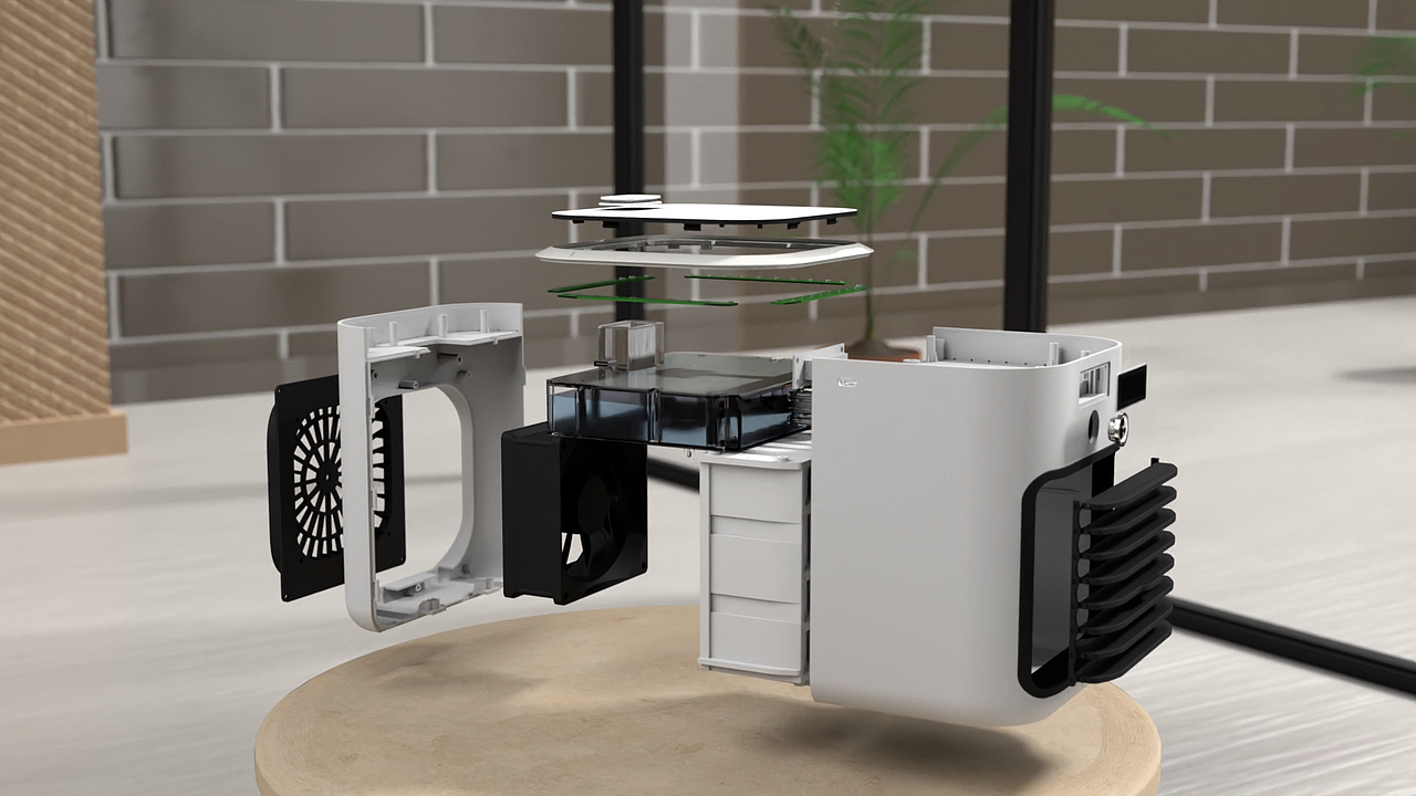 冷风机-C4D三维动画