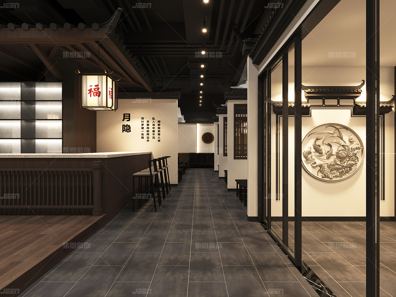 ▲ 饮品、调酒区