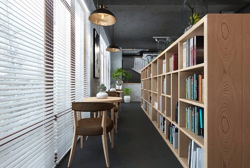 书店设计（图ZOTU0OTkxOTI=） - 家装设计 - 站酷设计师itonydesign原创素材 - 站酷ZCOOL