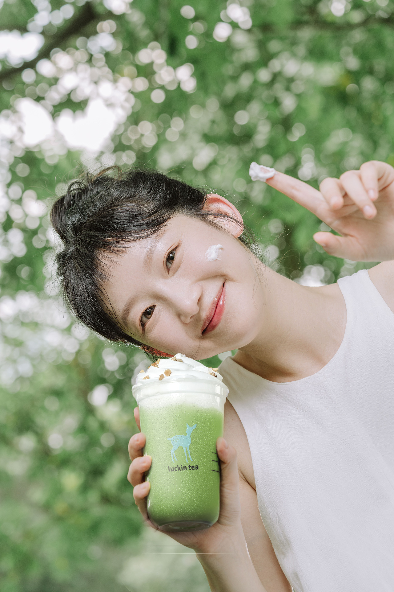 luckin coffee｜抹茶“绿”（图ZMjY3MDgxMDEy） - 修图/后期 - 站酷设计师nono9527原创素材 - 站酷ZCOOL