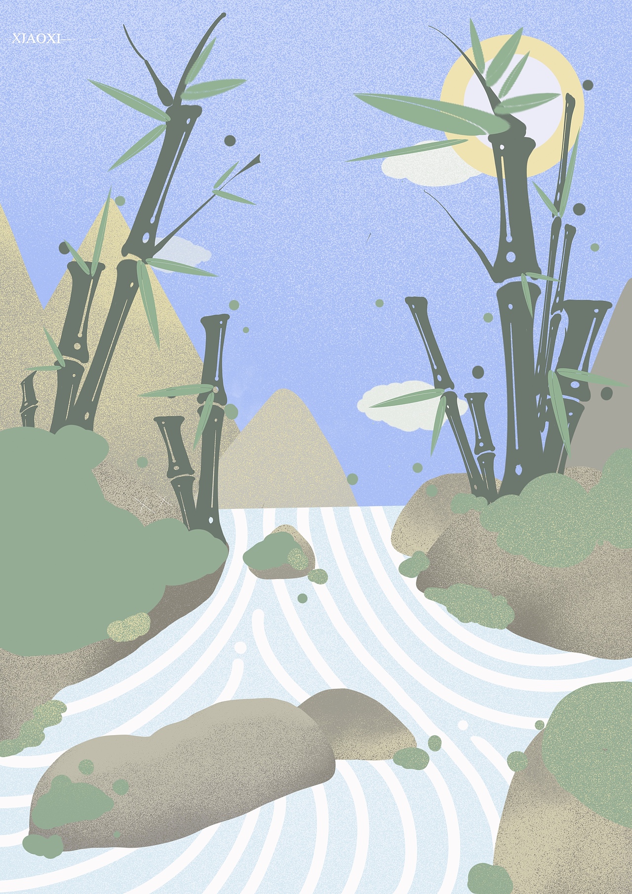 《天山·竹趣》