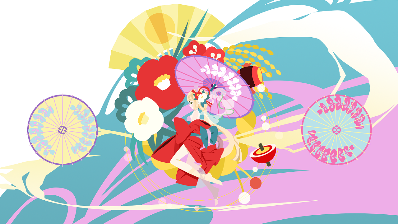 歌舞伎|插画|商业插画|不冷玉 - 原创作品 - 站酷 (zcool)