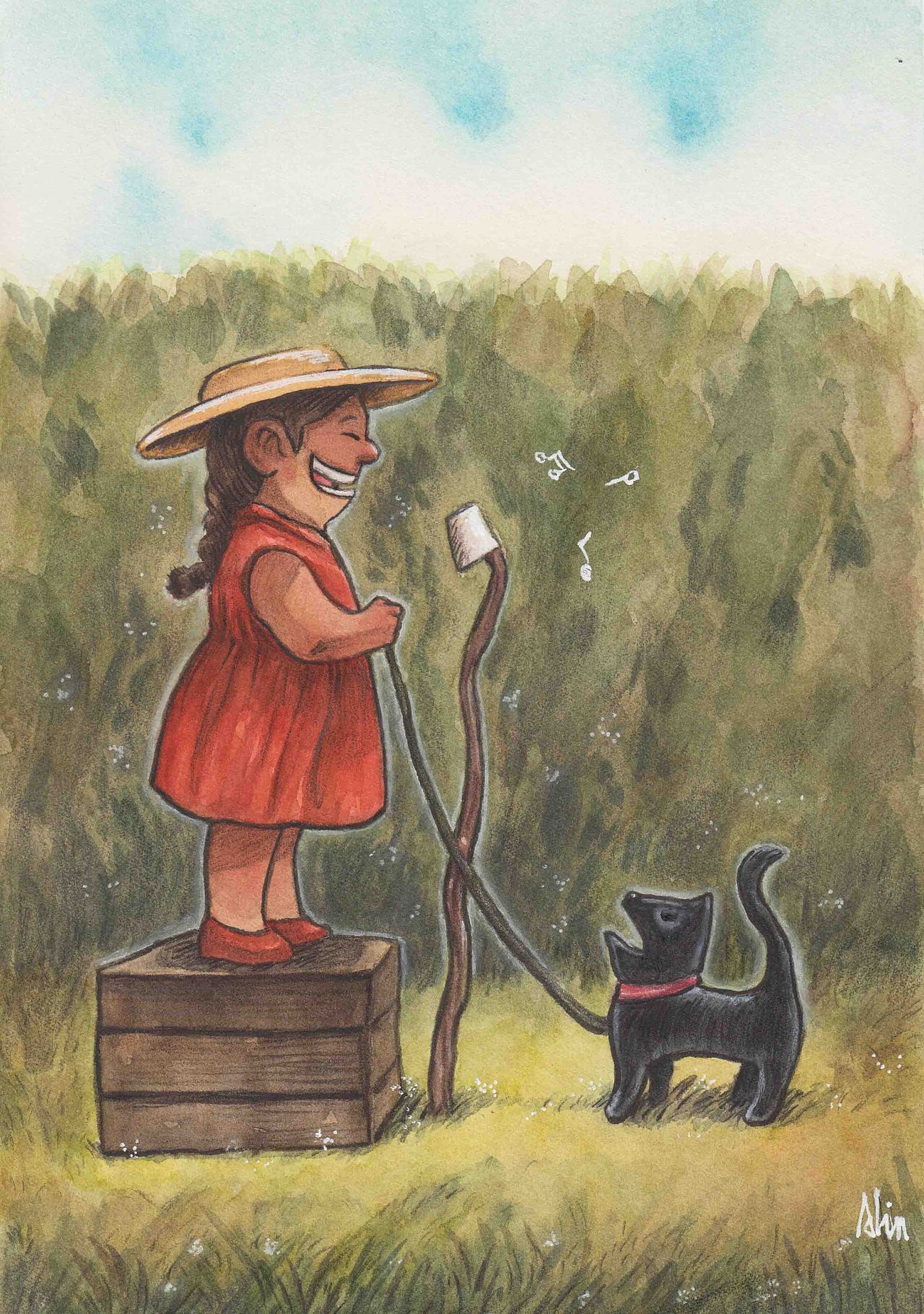 Singing🌟（图ZMTc4MzI5NDY0） - 艺术插画 - 站酷设计师插画师Sijt簿簏棵原创素材 - 站酷ZCOOL