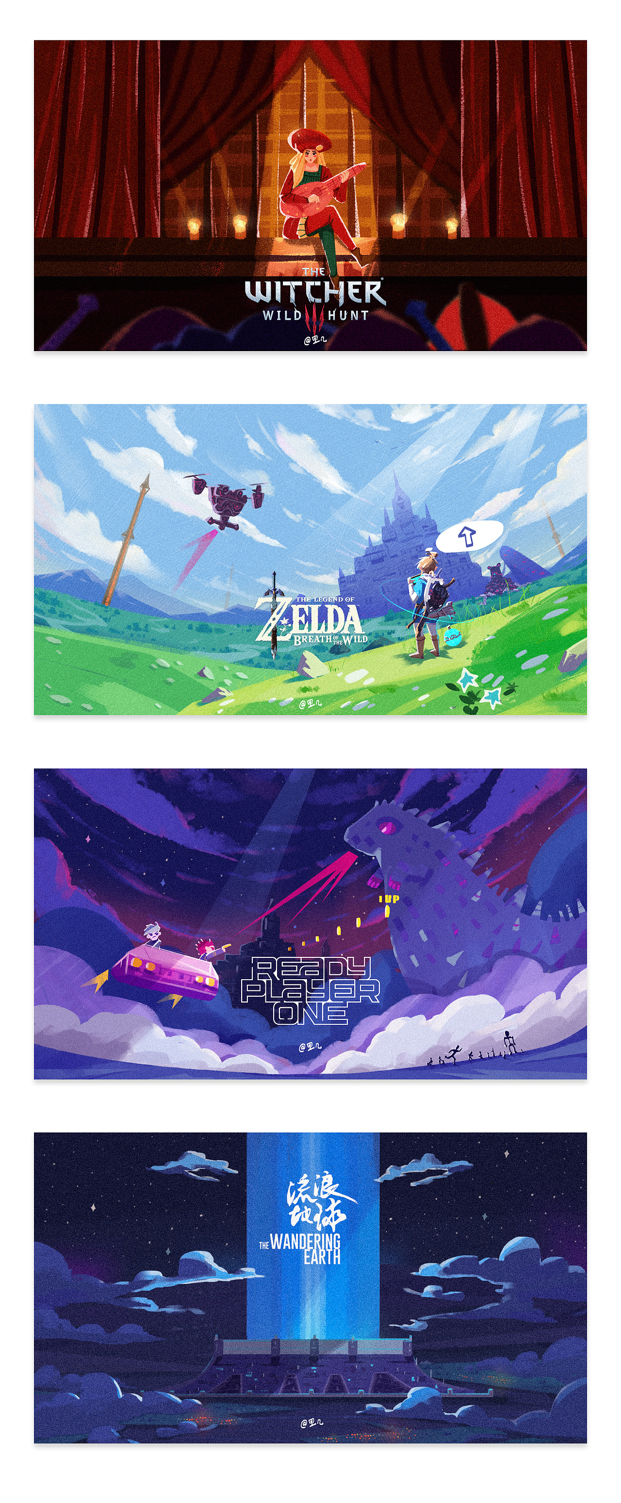 2019插画集合（图ZMTkyNDc3OTI0） - 艺术插画 - 站酷设计师里几原创素材 - 站酷ZCOOL