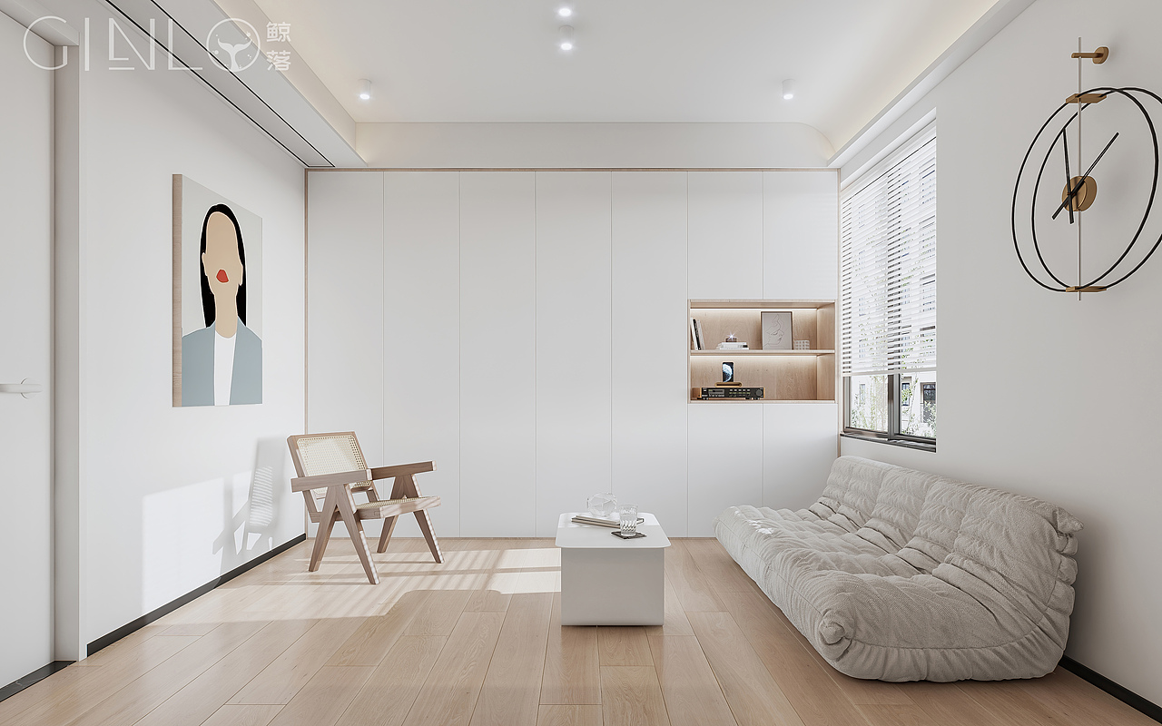 现代简约 原木清新 公寓小户型两套 VR