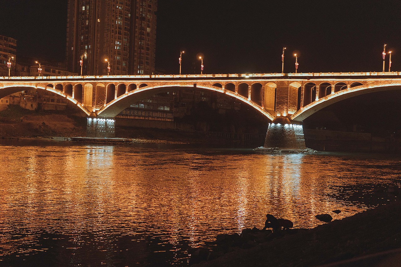 资中沱江大桥_御林铭心-站酷zcool