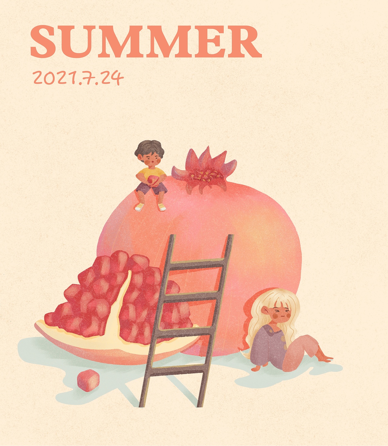 水果插画系列(一)