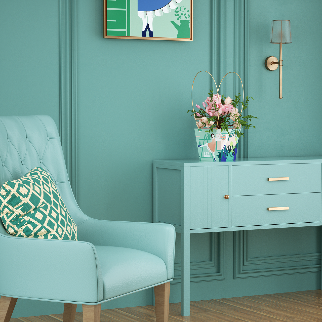 整体的包装视觉
选用了对比色与同类色组合<br>呈现静逸舒适的莫兰迪色系风格<br>局部的金属材质与工艺很好的提升了物品的精致感与送礼属性。