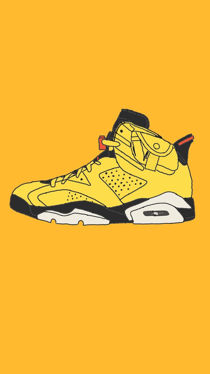 Aj6×Travis Scott'yellow