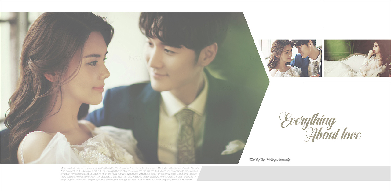 婚纱相册设计《关于爱的一切》修图师大陆作品