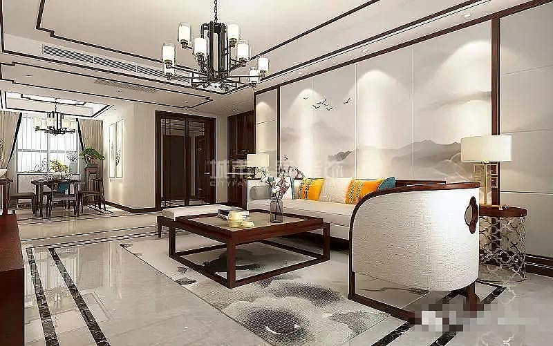 上城国际 139㎡ 新中式,隐于寂静 没于尘埃!