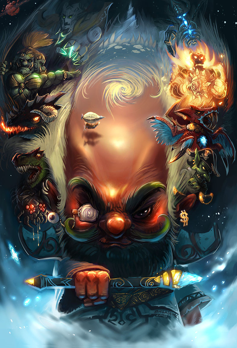 my fanart of WoW 第一辑（图ZNTE2MjgwMDA=） - 艺术插画 - 站酷设计师breathing2004原创素材 - 站酷ZCOOL