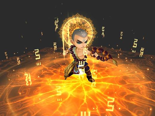 Q版人物3D动作与3D特效