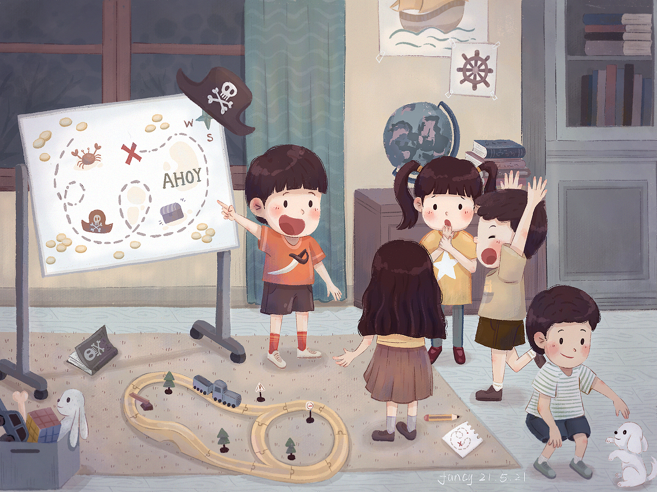 阶段性小总结（图ZMjY1NTg1MDUy） - 儿童插画 - 站酷设计师画画的Fancy原创素材 - 站酷ZCOOL