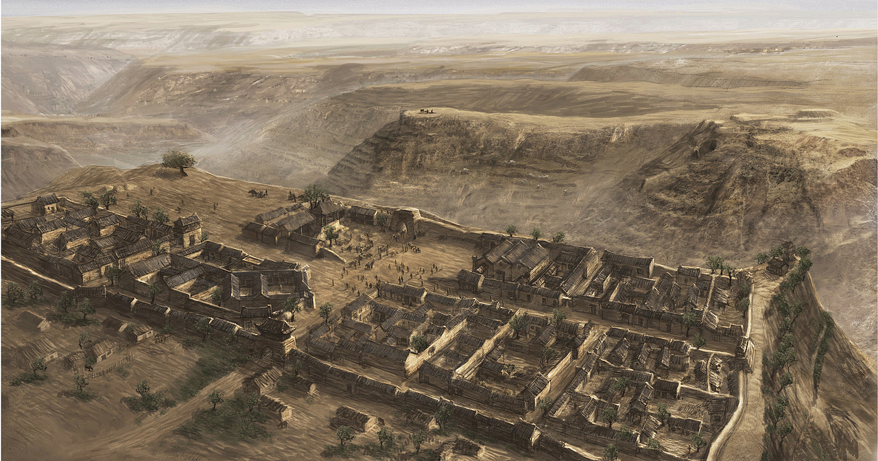 电影白鹿原场景效果图（图ZMzk2NjY5Mg==） - 概念设定 - 站酷设计师RS61原创素材 - 站酷ZCOOL