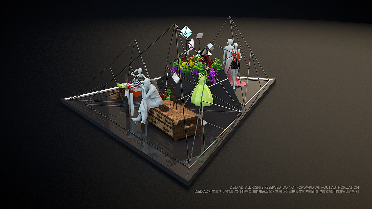 去年的一个商场DP小景（图ZMTQ4NTU5NzE2） - 展陈设计 - 站酷设计师1958迈小小原创素材 - 站酷ZCOOL