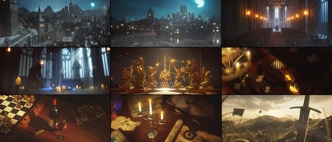 Fate/Zero 聖杯の戦い（圖ZMjU3MzEwMjg0） - 場景 - 站酷設(shè)計(jì)師KLSun原創(chuàng)素材 - 站酷ZCOOL