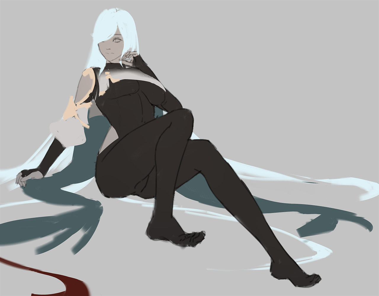 拾艺绘画角色主讲weber原神申鹤