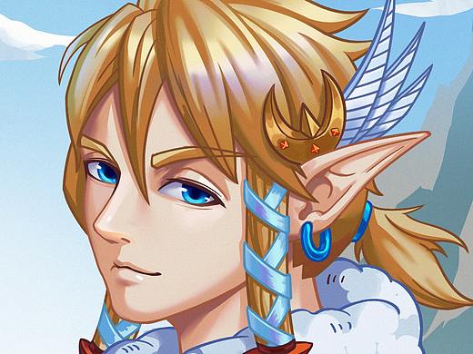 《塞尔达传说：旷野之息》-林克同人作品