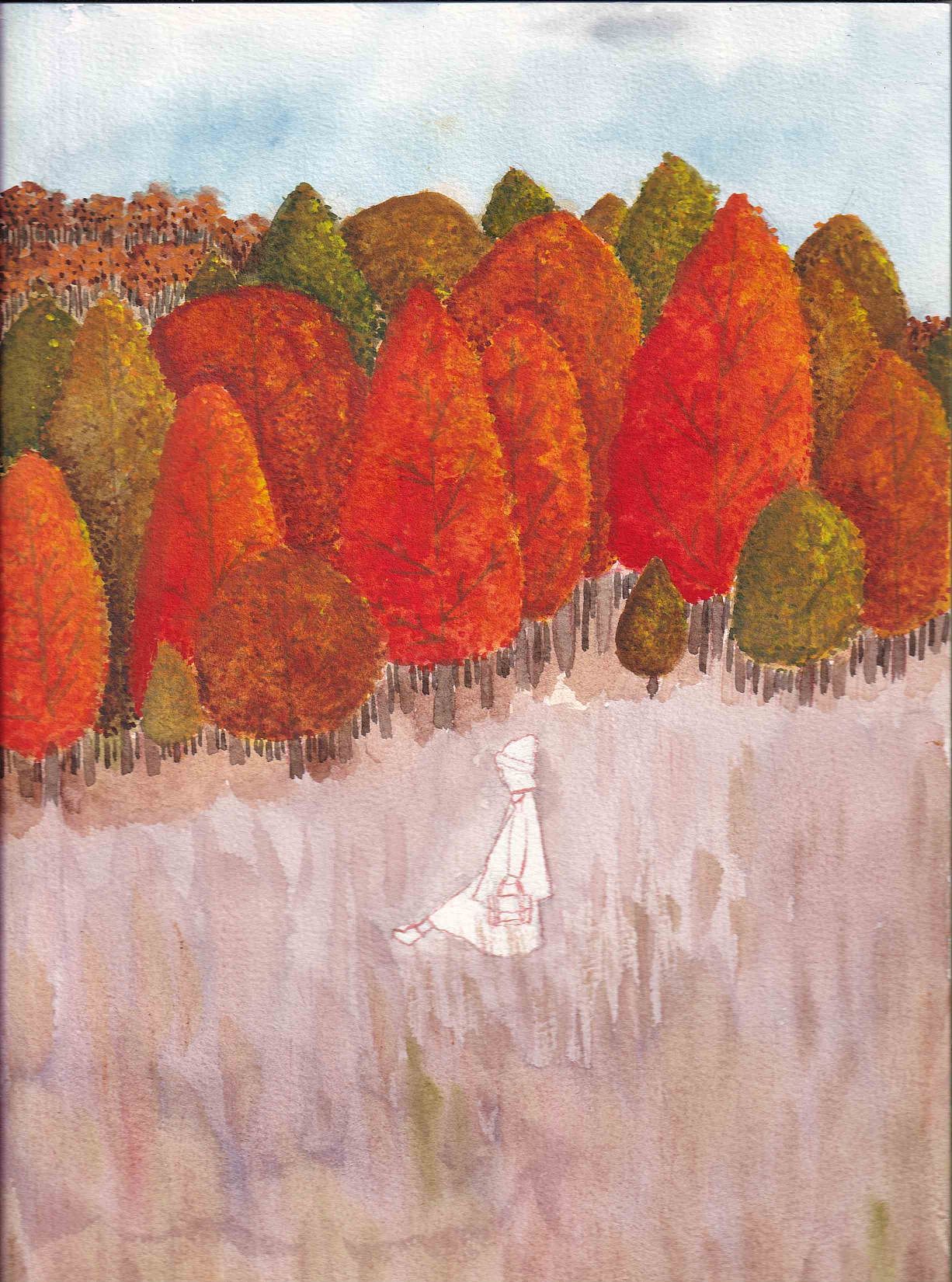 水彩插画《二十四节气——寒露》