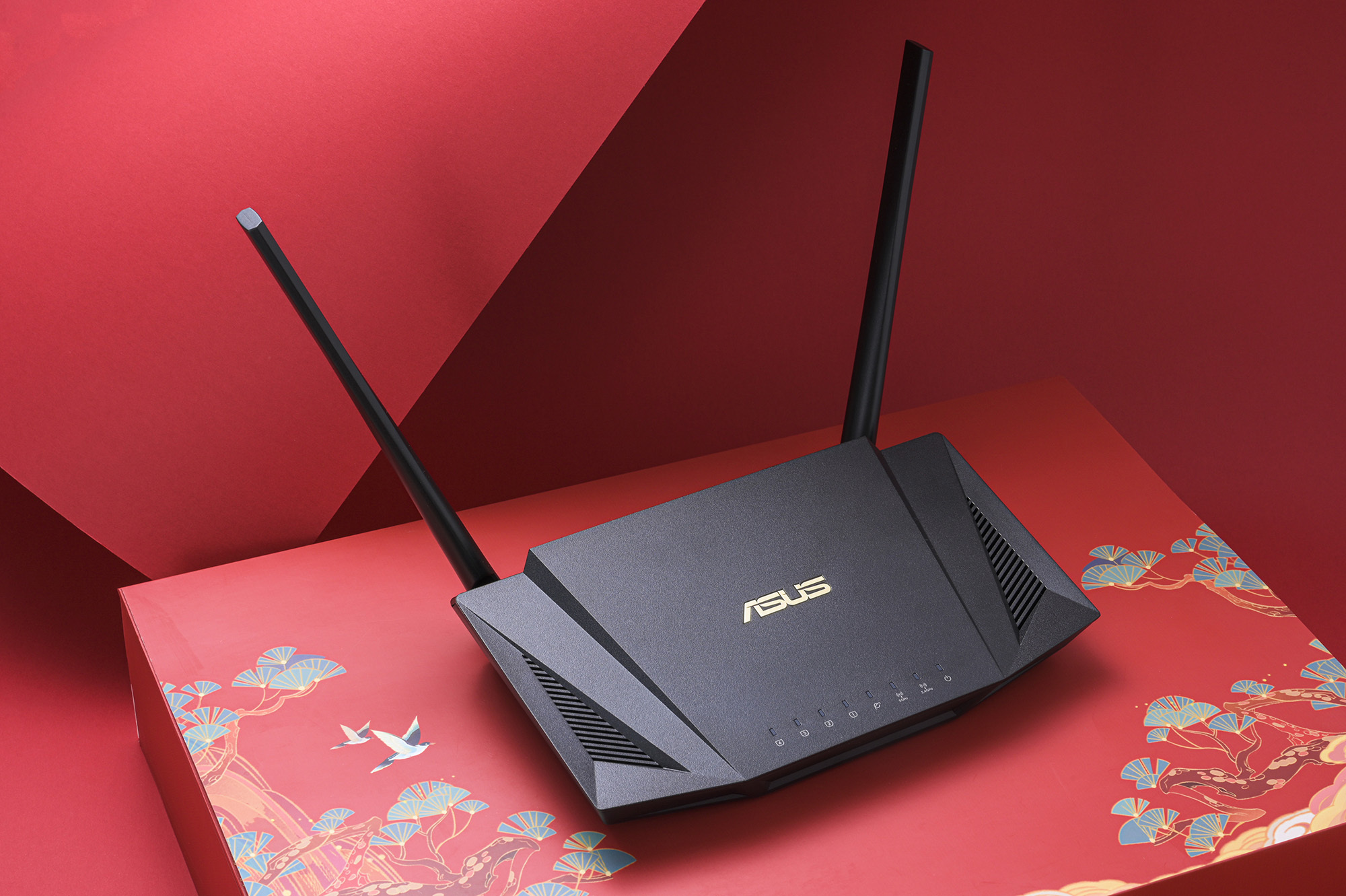 华硕ax1800双频无线路由器图赏