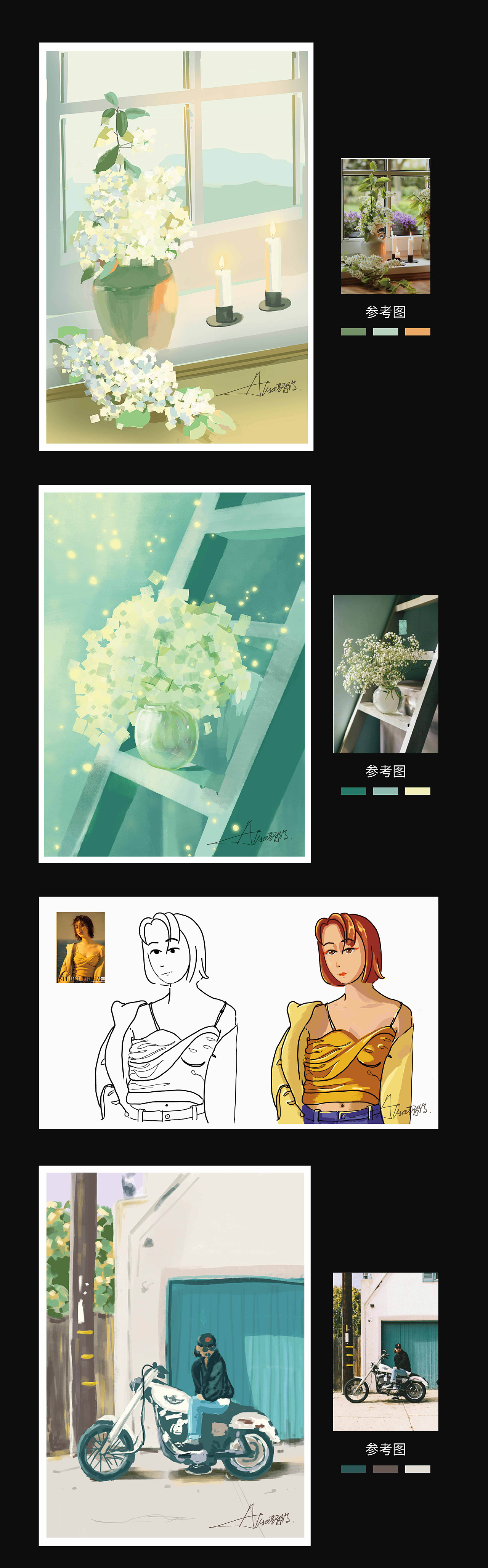 速涂插画（图ZMjYxMTQwNjQ4） - 创作习作 - 站酷设计师阿文视觉织录原创素材 - 站酷ZCOOL